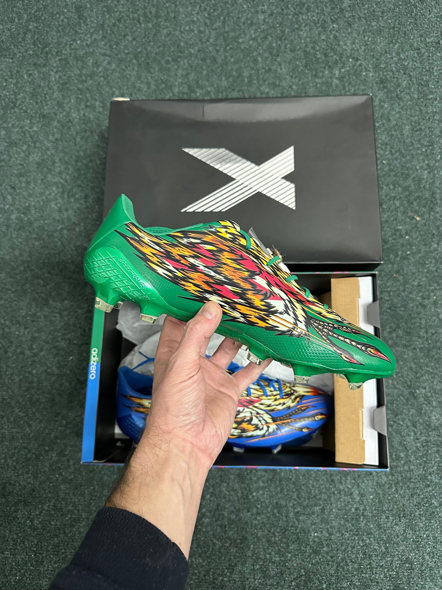 Niky's Sports x Adizero F50 Ghosted Crazylight FG 'Memory Lane'