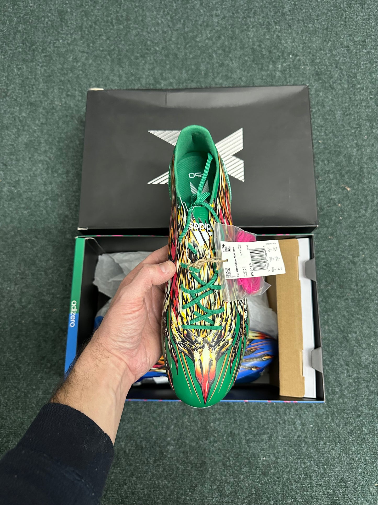 Niky's Sports x Adizero F50 Ghosted Crazylight FG 'Memory Lane'