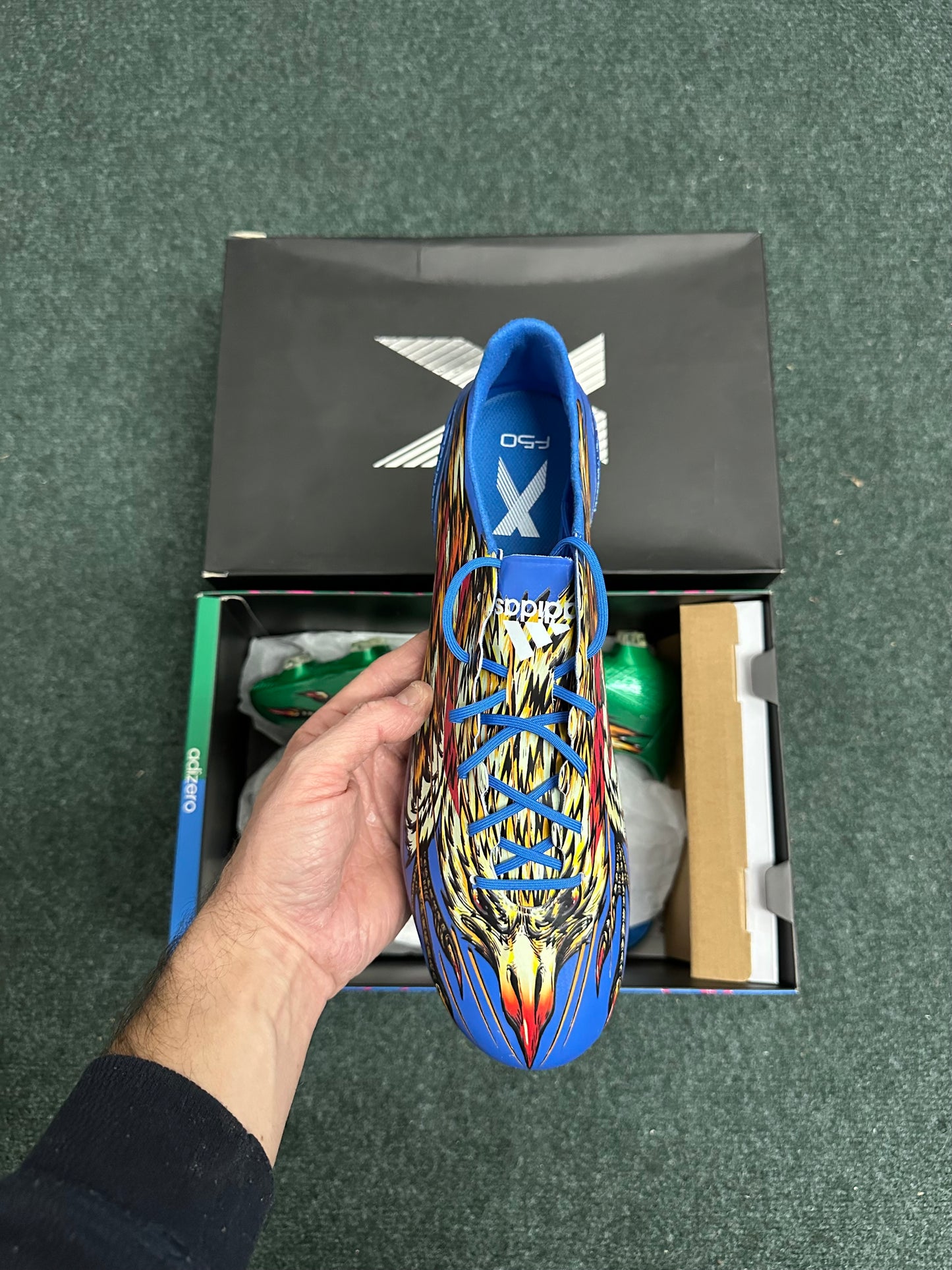 Niky's Sports x Adizero F50 Ghosted Crazylight FG 'Memory Lane'